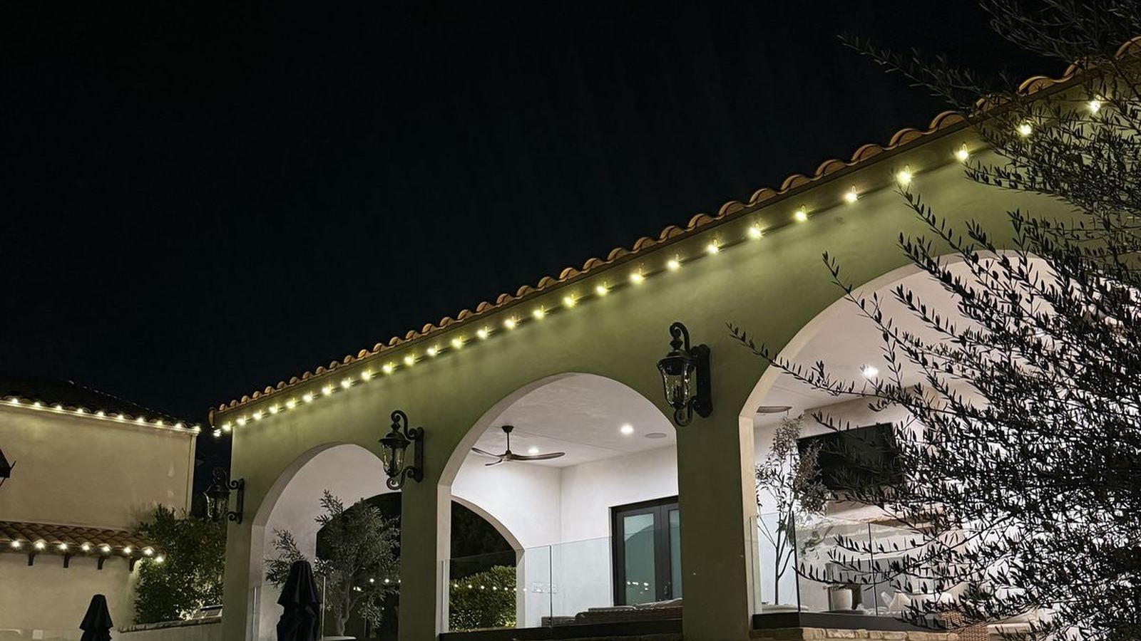 Outdoor lighting installation in Yucaipa, CA